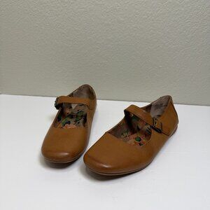B.O.C Women's Brown Pippa Mary Jane Round Toe Chic & Comfy Ballet Flat Size 9.5M